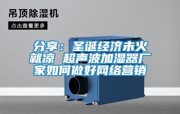 分享：圣诞经济未火就凉 超声波加湿器厂家如何做好网络营销