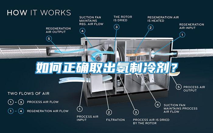 如何正确取出氨制冷剂？