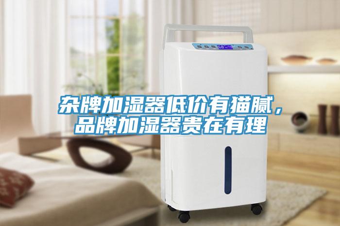 杂牌加湿器低价有猫腻，品牌加湿器贵在有理