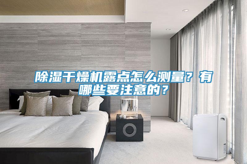 除湿干燥机露点怎么测量？有哪些要注意的？