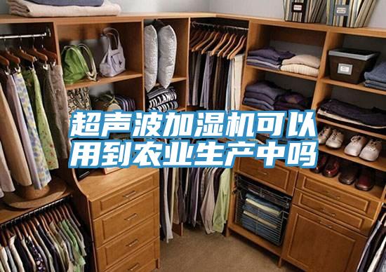 超声波加湿机可以用到农业生产中吗