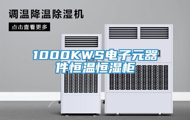 1000KWS电子元器件恒温恒湿柜