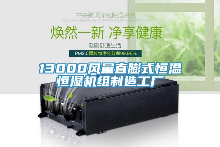 13000风量直膨式恒温恒湿机组制造工厂