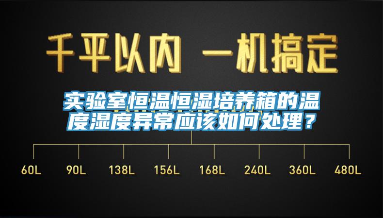 实验室恒温恒湿培养箱的温度湿度异常应该如何处理？