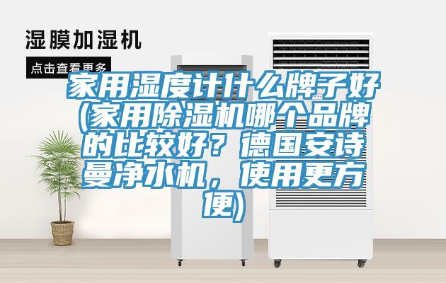 家用湿度计什么牌子好(家用91香蕉视频下载网站哪个品牌的比较好？德国91香蕉视频污污版净水机，使用更方便)