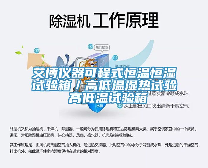 艾博仪器可程式恒温恒湿试验箱／高低温湿热试验 高低温试验箱